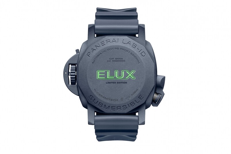 夜光功能新高度！ Panerai全新Submersible Elux LAB-ID腕表 以純機械一鍵開關(guān)發(fā)光系統(tǒng)-復(fù)刻表