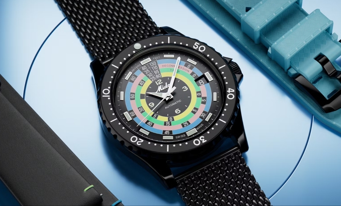 漆黑中的復古“彩虹圈”！ MIDO再度推出Ocean Star Decompression Timer 1961復刻限量版-復刻表