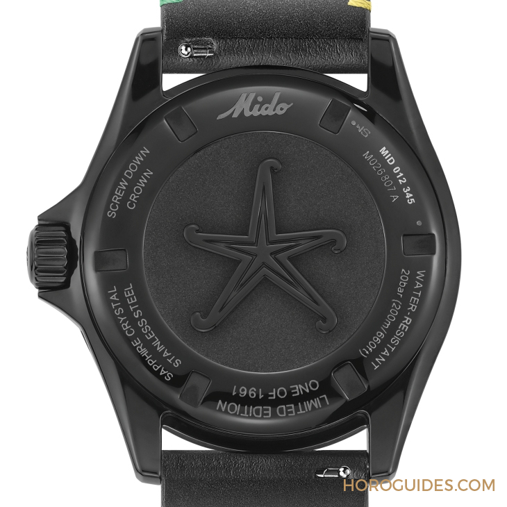 漆黑中的復古“彩虹圈”！ MIDO再度推出Ocean Star Decompression Timer 1961復刻限量版-復刻表
