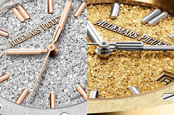 愛(ài)彼皇家橡樹(shù)系列再添新作：霜金自動(dòng)表的璀璨工藝-復(fù)刻表