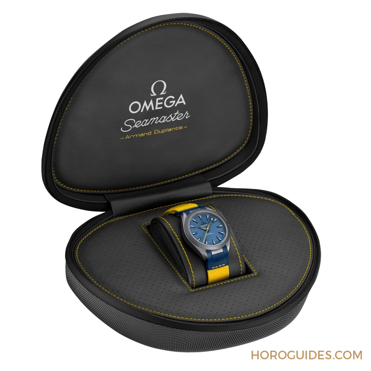 超輕鈦金! OMEGA為奧運(yùn)金牌得主Armand Duplantis推出新款Seamaster Aqua Terra Ultra Light-復(fù)刻表