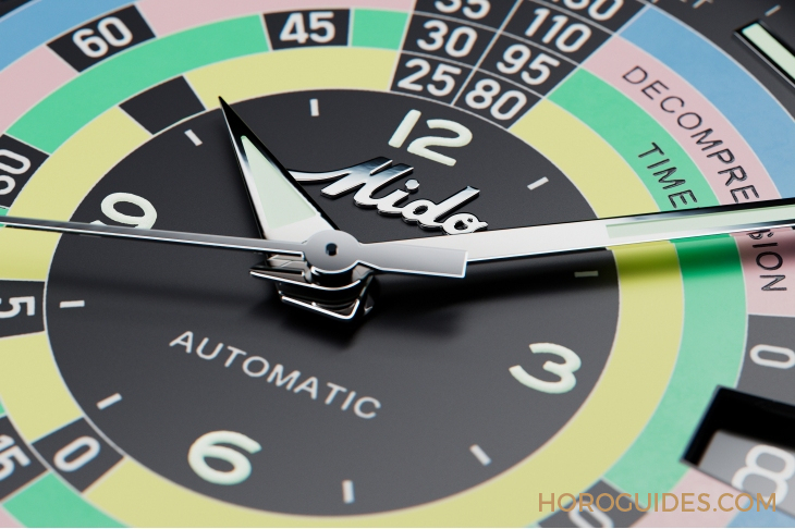漆黑中的復古“彩虹圈”！ MIDO再度推出Ocean Star Decompression Timer 1961復刻限量版-復刻表