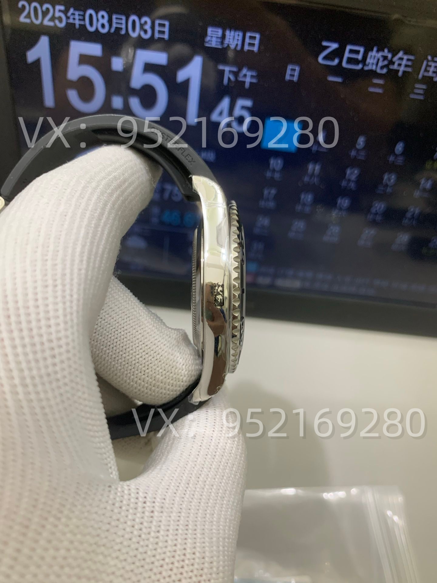 VS廠勞力士白金游艇做工怎么樣,升級V3版丹東3235機芯重量149G-復刻表