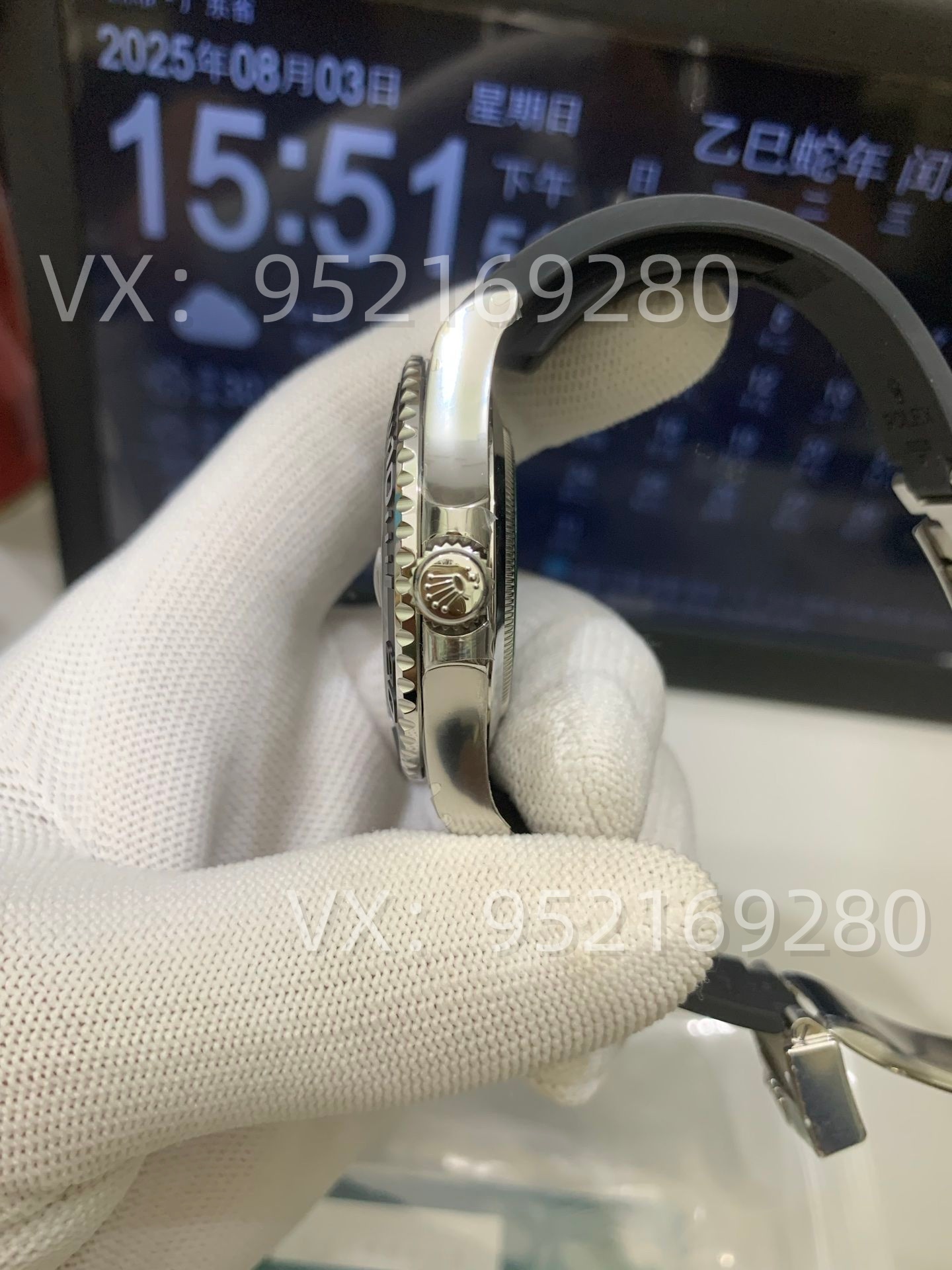 VS廠勞力士白金游艇做工怎么樣,升級V3版丹東3235機芯重量149G-復刻表